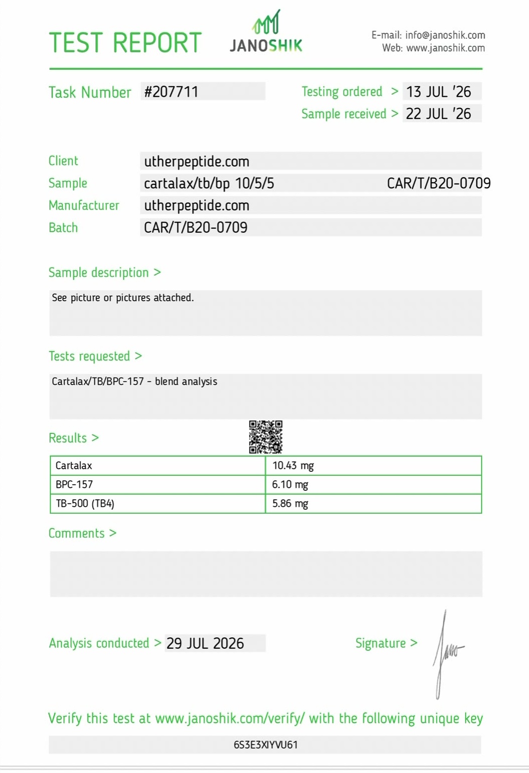 Cartalax / TB-500 / BPC-157 Blend 21mg Blend - Image 2