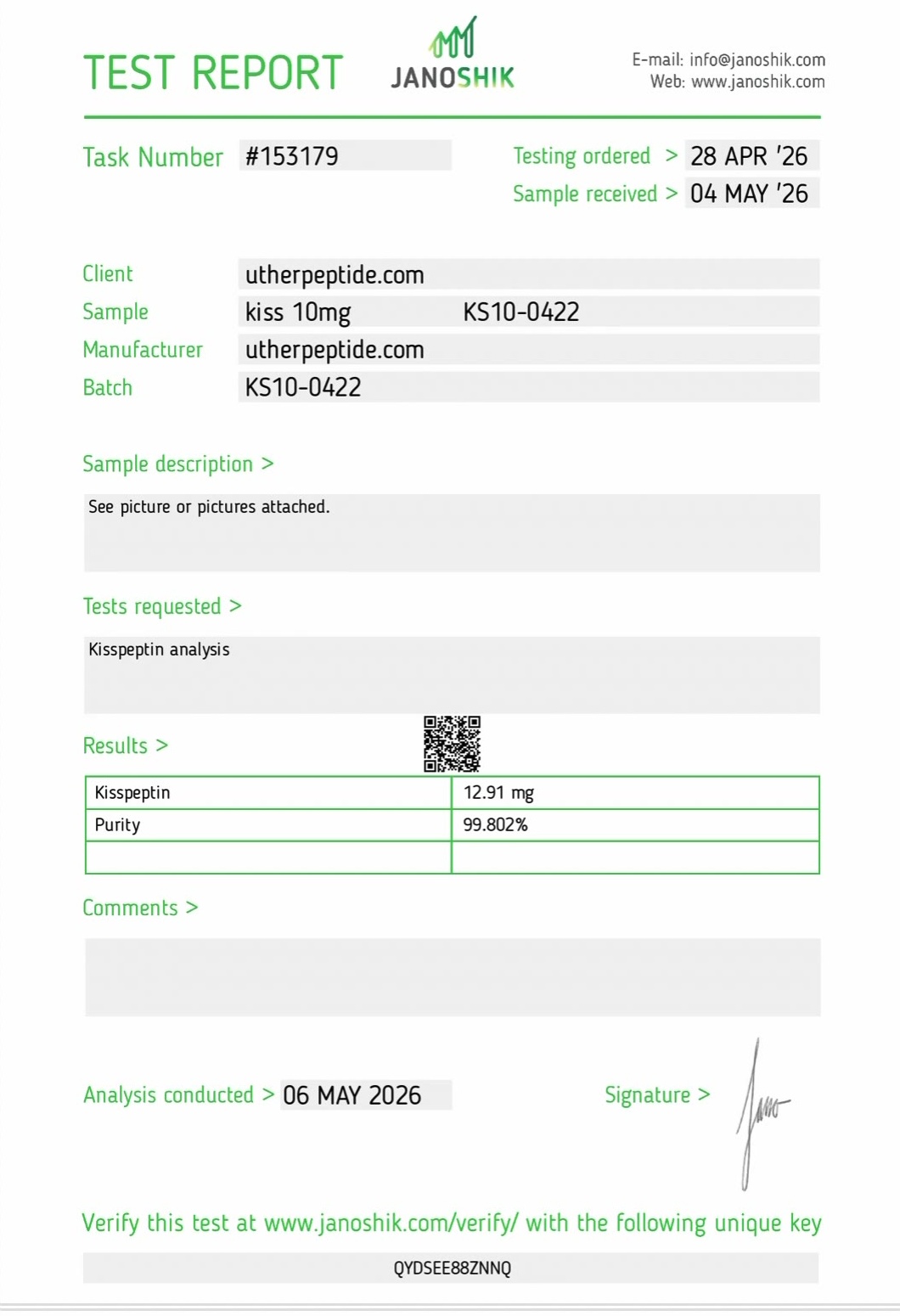 Kisspeptin 10mg - Image 2